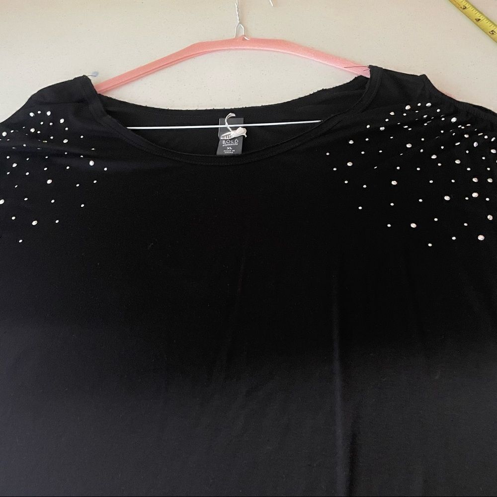 Bold Elements black studded blouse - Picture 6 of 10
